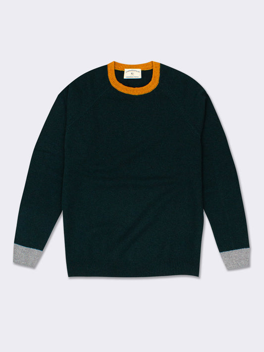 LAMBSWOOL 3 TONE GREEN