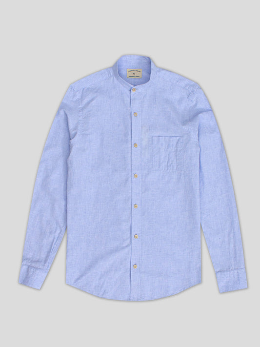 CITY SHIRT LINEN MAO