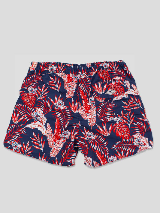 LEO SWIMWEAR RED MONSTERA