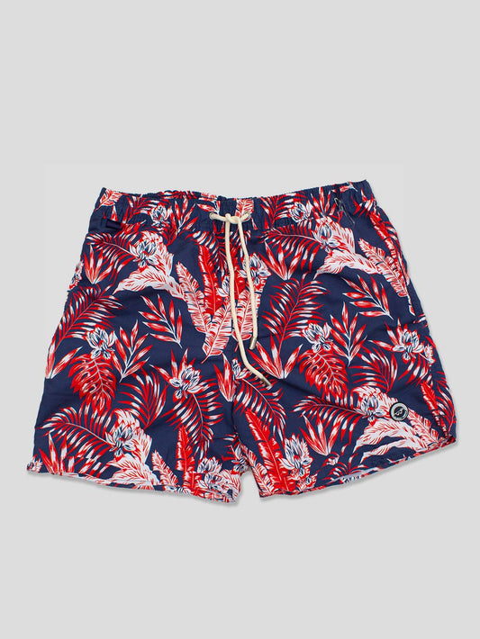 LEO SWIMWEAR RED MONSTERA