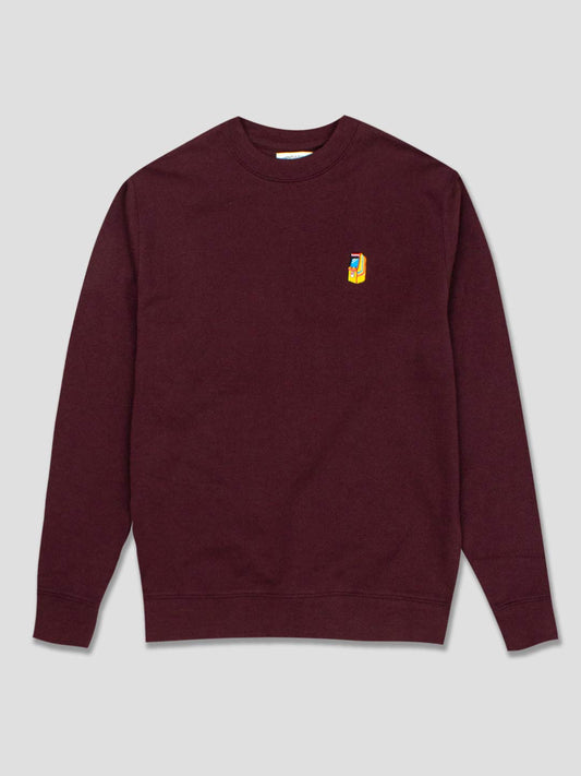 ARCADE SWEATSHIRT RED BROWN