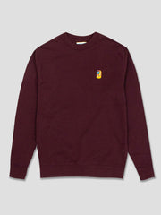 ARCADE SWEATSHIRT RED BROWN