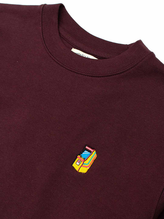 ARCADE SWEATSHIRT RED BROWN