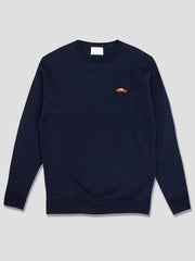 CAR SWEATSHIRT NAVY HEATHER