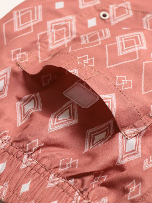 DIAMONDS PINK SWIM SHORT