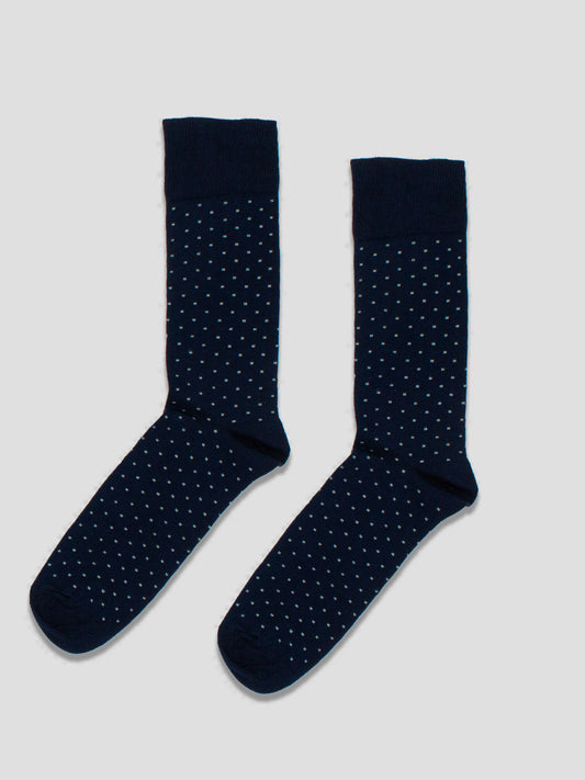CALCETIN DOTS NAVY