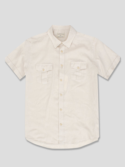 HANK SHIRT LINEN BEIGE