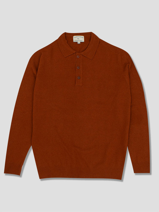POLO SWEATER BRICK
