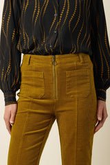 CHRIS ZIP PANTS CORDUROY