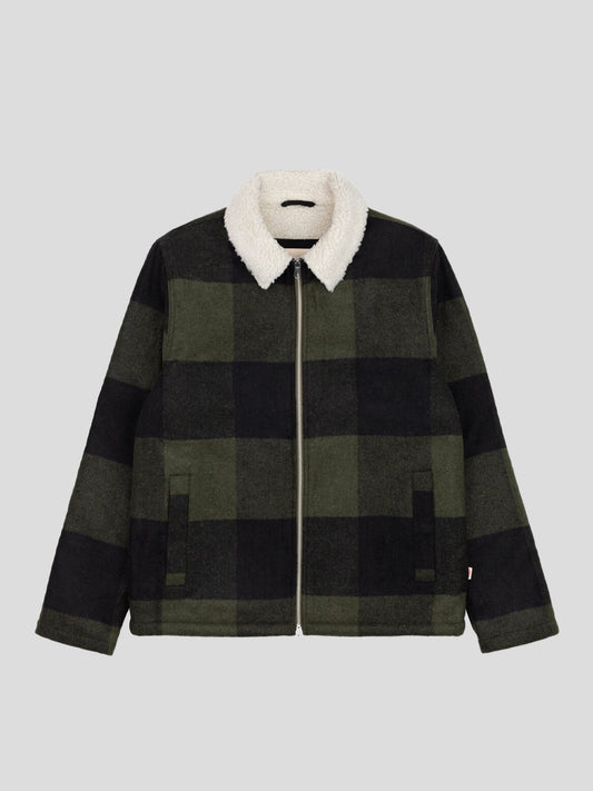 PADDED JACKET ARMY CHECK