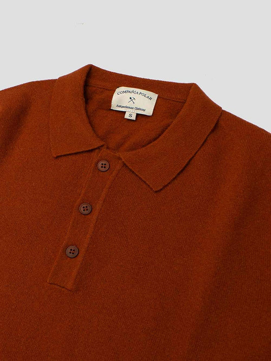 POLO SWEATER BRICK