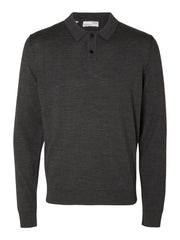 MERINO POLO GREY