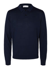 MERINO POLO NAVY