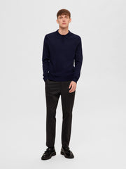 MERINO POLO NAVY