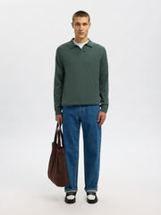 TRAY MERINO POLO DEEP FOREST