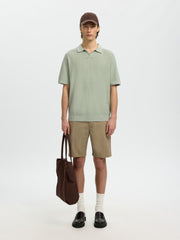 MATTIS POLO AQUA GRAY
