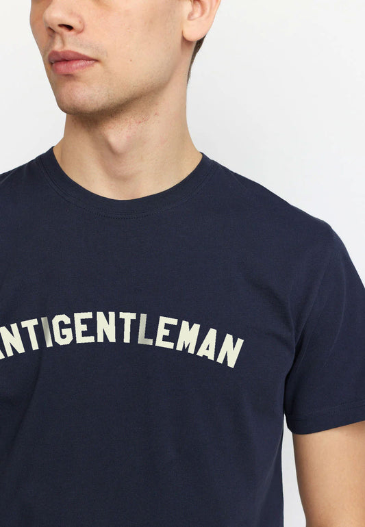 ANTIGENTLEMAN T-SHIRT NAVY