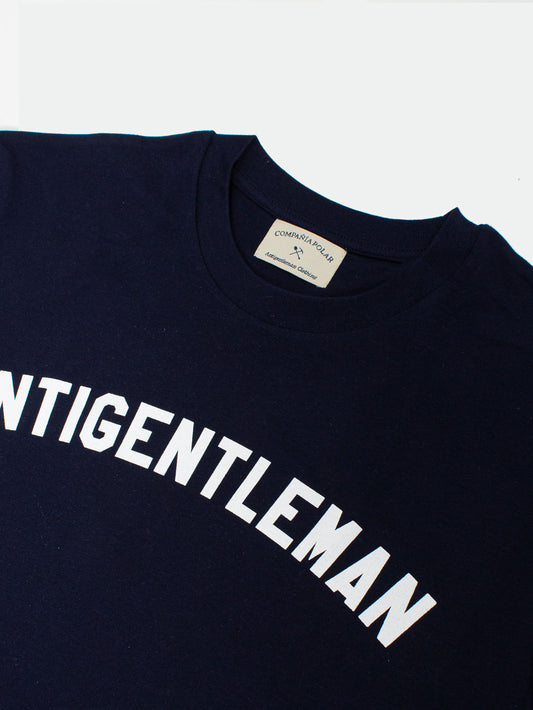 ANTIGENTLEMAN T-SHIRT NAVY