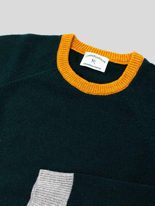 LAMBSWOOL 3 TONE GREEN