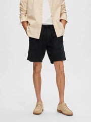 LINEN SHORT NAVY
