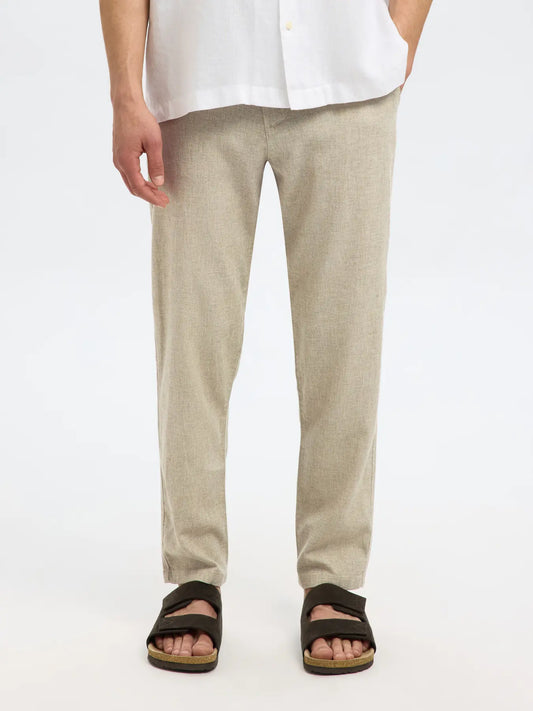 LINEN PANT OATMEAL