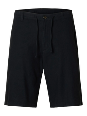 LINEN SHORT NAVY