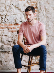 CREW T-SHIRT WASHED ROSE