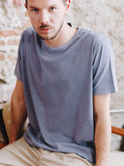 CREW T-SHIRT WASHED MINERAL GREY