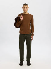 TRAY MERINO CREW NECK SOFT SILT