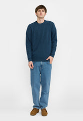 KNIT SWEATER 6537 BLUE