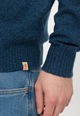 KNIT SWEATER 6537 BLUE