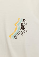 RUN T-SHIRT OFF WHITE