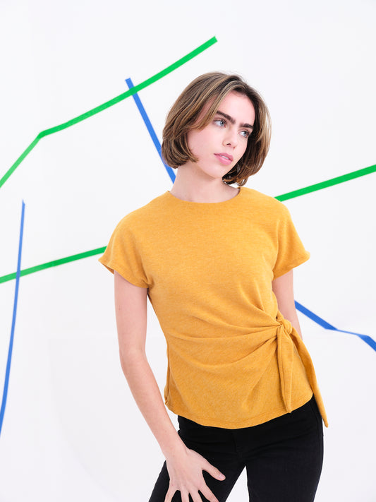 BLUSA KUROSAWA MOSTAZA