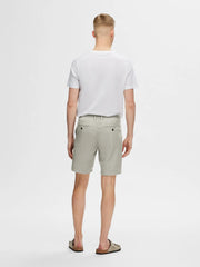 LINEN SHORT OATMEAL