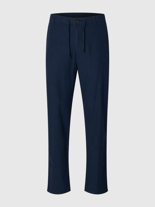 LINEN PANT NAVY