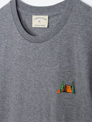 CAMP T-SHIRT HEATHER GREY