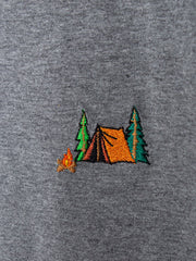 CAMP T-SHIRT HEATHER GREY