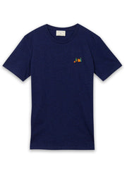 CAMP T-SHIRT HEATHER NAVY