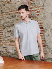 BIKE POLO HEATHER GREY