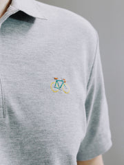 BIKE POLO HEATHER GREY