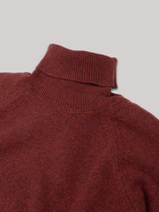 LAMBSWOOL ROLLNECK BURGUNDY