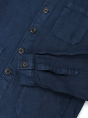 LINEN JACKET BLUE