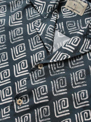 HANK SHIRT BLUE PRINT