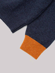 LAMBSWOOL 2 TONE NAVY