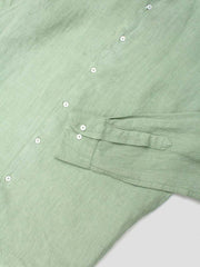 LINEN SHIRT GREEN