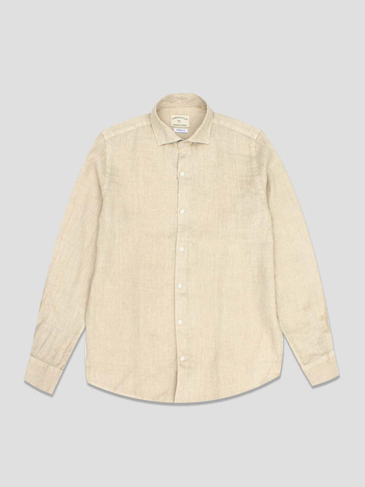 LINEN SHIRT SAND