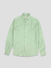 LINEN SHIRT GREEN