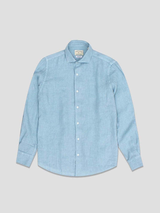 LINEN SHIRT SKY