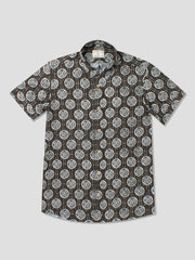 HANK SHIRT BLACK PRINT