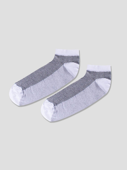 CALCETIN TOBILLERO GRIS